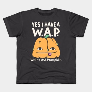 Halloween Art - Weird A$$ Pumpkin Kids T-Shirt